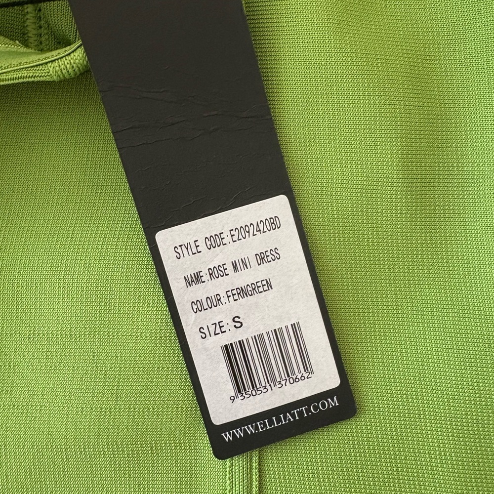Elliatt Rose Mini Dress in Fern Green - Picture 4 of 6